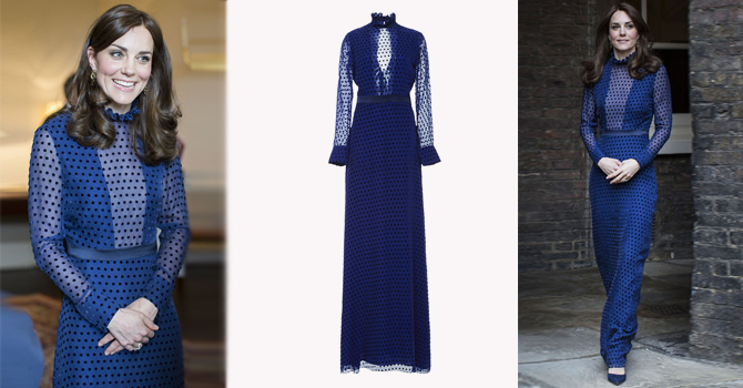 كيت ميدلتون ترتدي فستان محتشم احترامًا للهند