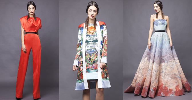 حصري حواء لايف: أزياء حسين بظاظا ربيع 2016 تروي قصة أميرة إيرانية