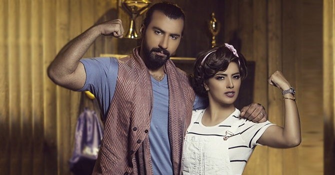 أحدث الصور التي جمعت فؤاد علي وهيا عبد السلام