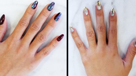 بالصور: رسمات أظافر احتفالية تتوج يديكِ بالكريسماس