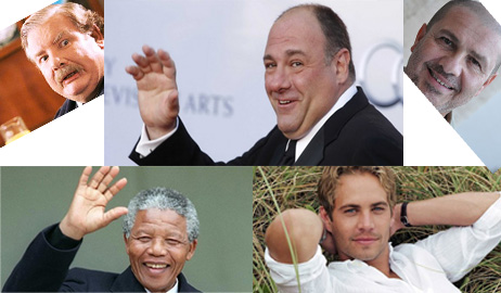 نجوم ومشاهير افتقدناهم في عام 2013