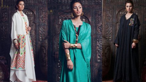 عبايات همسة 2016 بخطوط شرقية فخمة