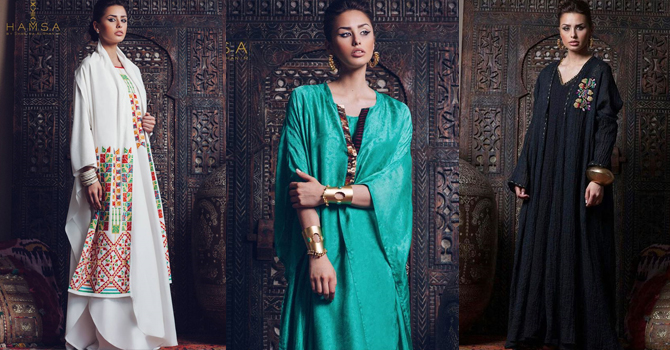 عبايات همسة 2016 بخطوط شرقية فخمة