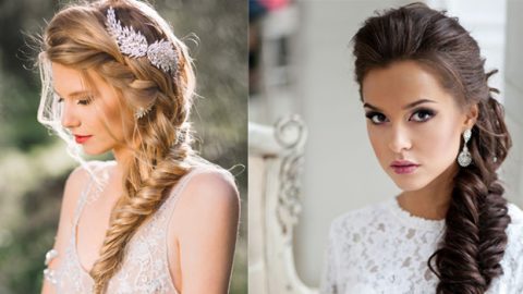 جدائل الشعر الجانبية أحدث صيحة لعروس ربيع 2017