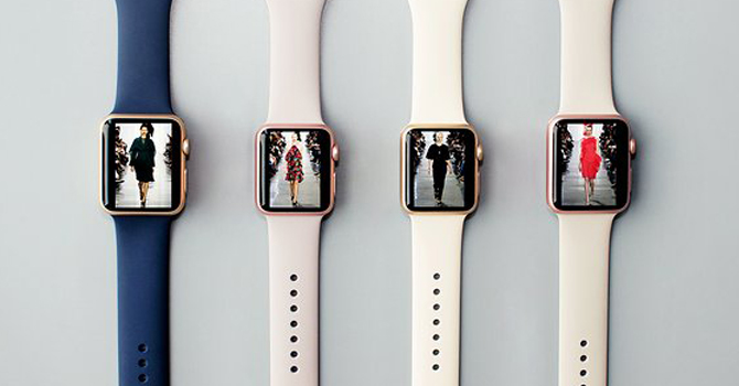 ساعة آبل تدخلك عروض الأزياء بتطبيق جديد