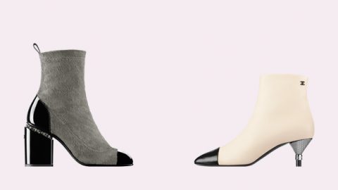 أحذية شانيل مرتفعة الكاحل خريف 2016 لأناقة فرنسية ساحرة