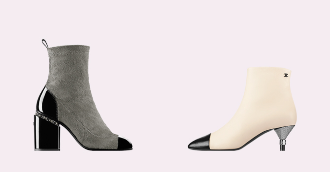 أحذية شانيل مرتفعة الكاحل خريف 2016 لأناقة فرنسية ساحرة