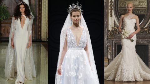 أجمل فساتين زفاف ربيع 2016 من أسبوع العروس بنيويورك