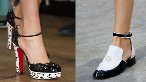 أجمل أحذية المونوكروم ربيع 2015
