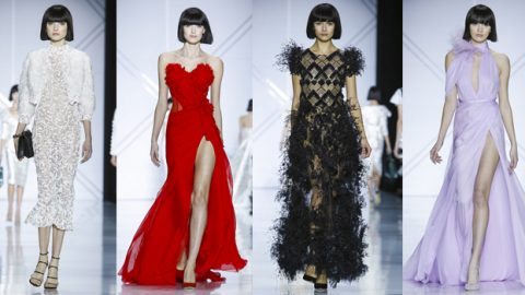 أزياء رالف اند روسوا هوت كوتور ربيع 2017 تغازل المرأة الفرنسية