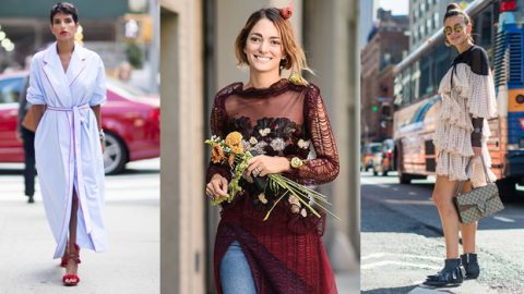 أجمل إطلالات أسبوع موضة الشارع النيويوركي ربيع 2017