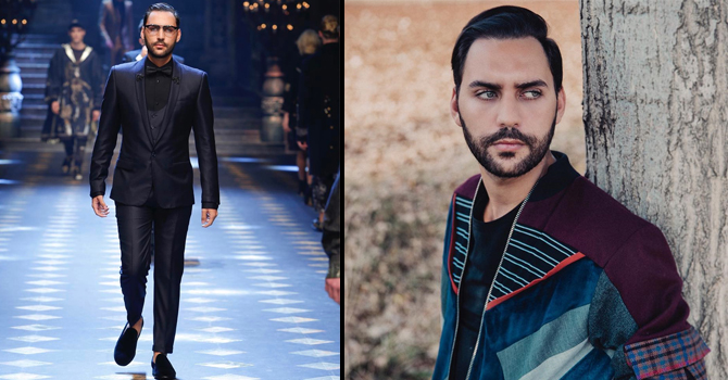 من مدون الموضة العربي الذي ظهر بعرض دولتشي أند غابانا شتاء 2018؟