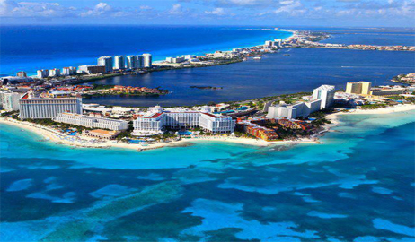 الأستمتاع بشواطىء كانكون