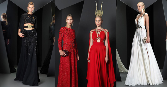 فساتين باسيل سودا شتاء 2016 تعكس تراث الحضارات القديمة