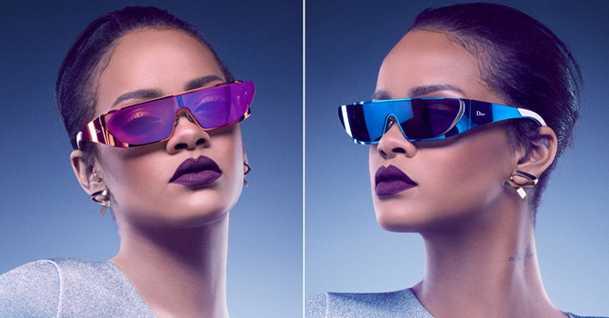 نظارات شمس ريهانا وديور 2016 عنوانها الجراءة