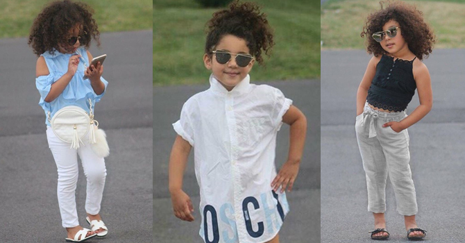 أزياء طفلتلكِ في العيد من وحي الفاشينيستا غالية ريحانة