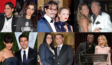 طلاق وانفصال النجوم في 2013