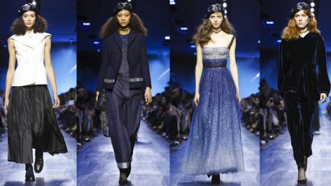 أزياء ديور في رحلة للفضاء بأسبوع باريس شتاء 2018