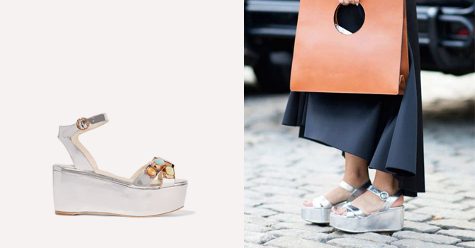 أحذية الـ Flatforms لإطلالة مريحة في نهار رمضان