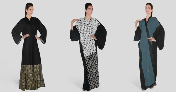 عبايات هوما قمر خريف 2015 تستعين بصيحة الكيمونو