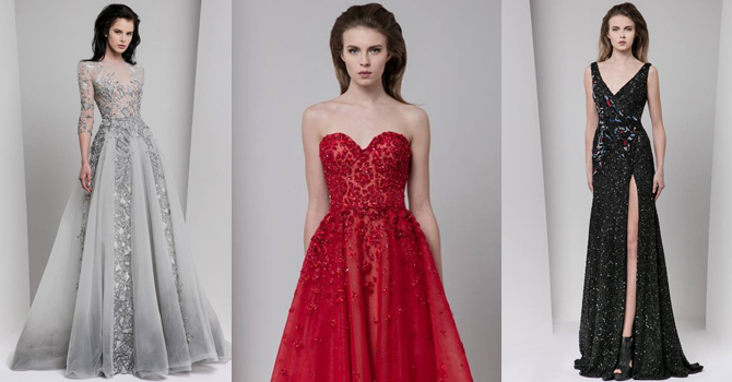 فساتين طوني ورد شتاء 2016 بنقاء الطبيعة الثلجية