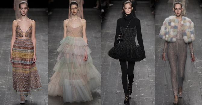 راقصات الباليه تتوج مجموعة فالنتينو شتاء 2016 2017