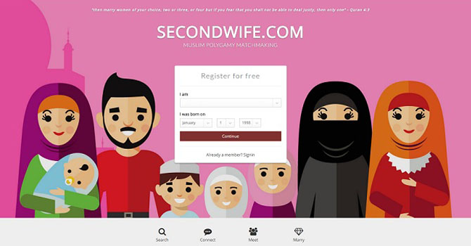 رجل أعمال بريطاني يطلق موقع للبحث عن الزوجة الثانية