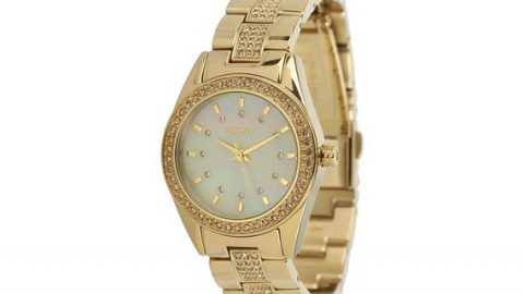 ساعات ديكني الذهبية للمرأة