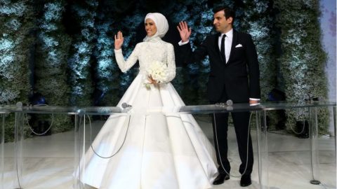 زفاف إبنة الرئيس التركي رجب أردوغان من مهندس طائرات
