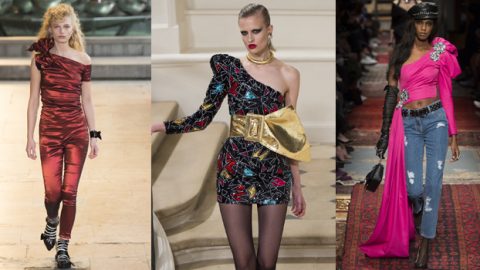 صيحة الكتف المائل من ثمانينات القرن الماضي الأكثر رواجًا هذا الشتاء