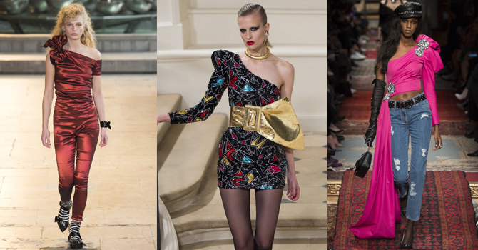 صيحة الكتف المائل من ثمانينات القرن الماضي الأكثر رواجًا هذا الشتاء