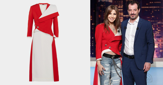 لن تتوقعي ثمن معطف نانسي عجرم في هيدا حكي