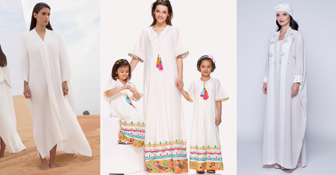 صيحة العباءة البيضاء تنتظرك في رمضان 2016