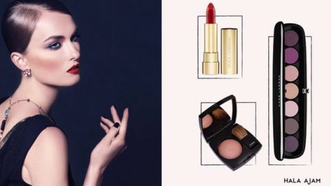 مكياج كلاسيكي للسهرة من هالة عجم