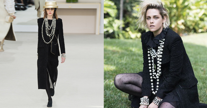 كريستين ستيوارت تستعين بأناقة شانيل في جلسة تصوير جديدة