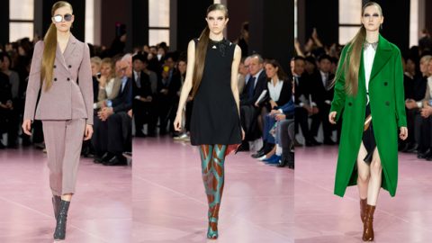 أسبوع باريس خريف 2016 : ديور بمزيج التفاصيل الأنثوية وجلود الحيوانات