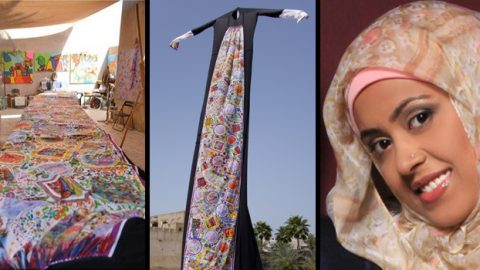 العباءة الإماراتية من ذوي الأحتياجات الخاصة تدخل موسوعة غينيس