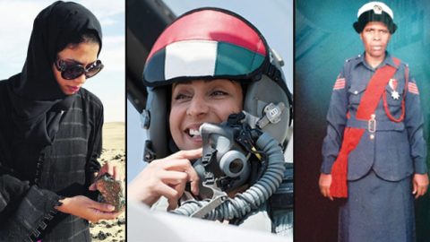إماراتيات صاحبات الخطوة الأولى في المهن الصعبة