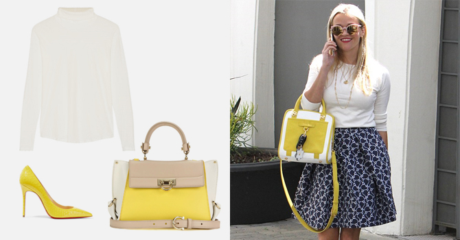 إطلالة ربيعية أنيقة للنجمة ريس ويذرسبون