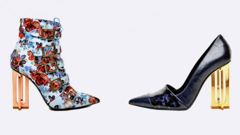 أحذية Mary Katrantzou ربيع 2016 تزين أقدامك بالزهور