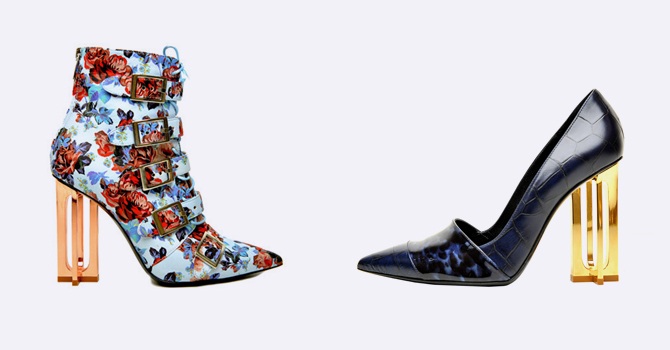 أحذية Mary Katrantzou ربيع 2016 تزين أقدامك بالزهور