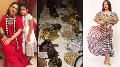 منافسة بين نجمات الخليج في الاحتفال بقرقيعان رمضان