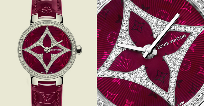 ساعات لويس فيتون 2015 للباحثات عن الجديد