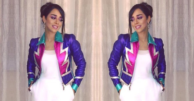 بلقيس تروج لألبومها الجديد بالجاكيت الديسكو