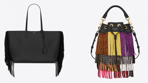 حقائب الأهداب من سان لوران 2015 لكل امرأة