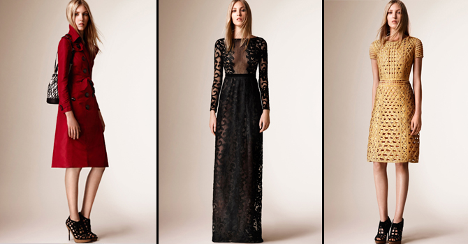 أزياء بربري كروز 2016 بخطوط هندسية ناعمة