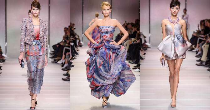 تصاميم أرماني بريفيه تحلق في السماء بالأقمشة المُترفة