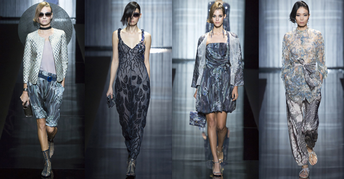 ميلانو ربيع 2017: أزياء جورجيو أرماني رومانسية بزهور اللافندر