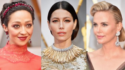 المجوهرات الفخمة تضئ إطلالات النجمات بأوسكار 2017