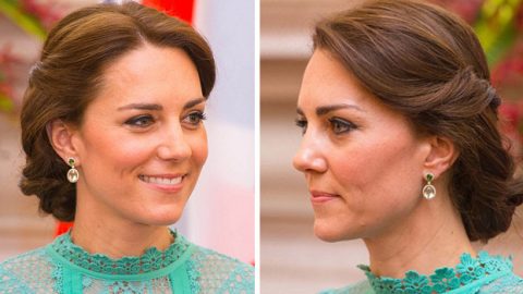شاهدي خدعة تسريحة كيت ميدلتون في الهند